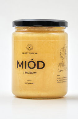 Miód z imbirem 650g