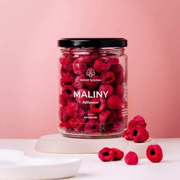 Maliny liofilizowane