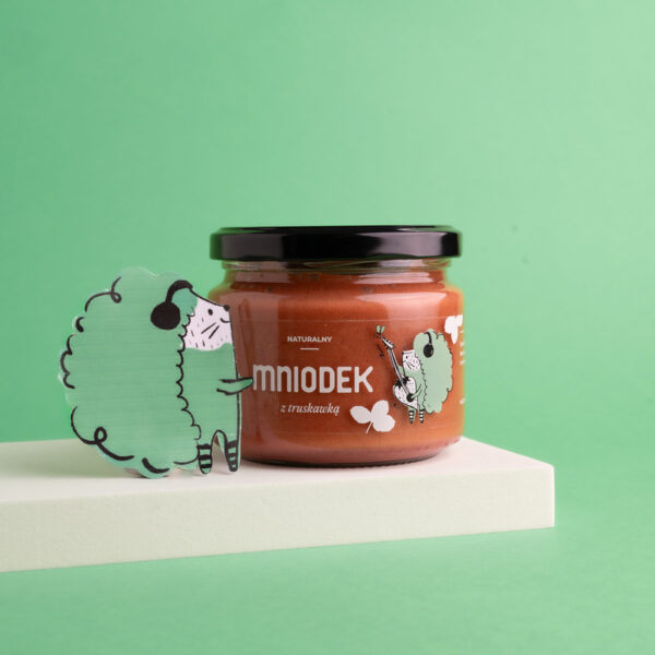 Mniodek z truskawkami